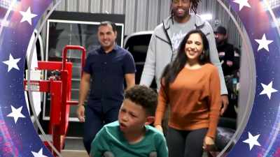 COMING UP, HAMMER HARRISON MEETS
WITH A SPECIAL CHILD DETERMINED - Harlem Globetrotters: Play It Forward