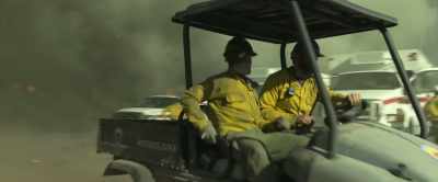 COMMANDER: Blue River,
can you burn your line off? - Only the Brave