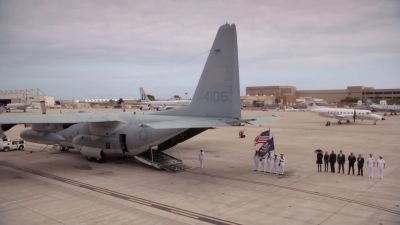 COMMANDER:
Funeral detail, attention! - NCIS