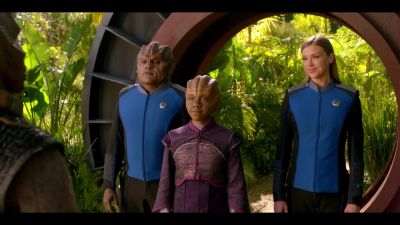 Commander Grayson, Bortus,
we are pleased you have finally arrived! - The Orville