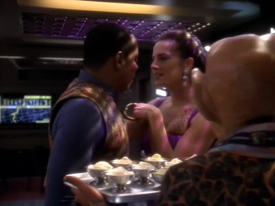 Commander, here's that
l'danian spice pudding you ordered. - Star Trek: Deep Space Nine
