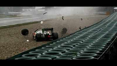 [commentator 1] And--
Oh! Somebody's gone off big time in there. - Brawn: The Impossible Formula 1 Story