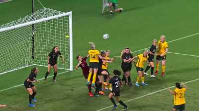 COMMENTATOR 1: Catley, delivers. - Matildas: The World at Our Feet