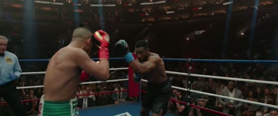 [Commentator 1]
Chavez paws with that jab there - Creed III
