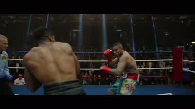Anderson swinging to separate Chavez's head from his shoulders. - Creed III