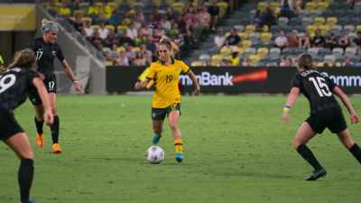 COMMENTATOR 1: Gorry again. - Matildas: The World at Our Feet