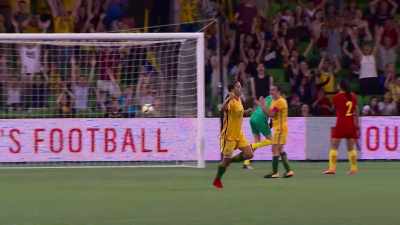 COMMENTATOR 1: Sam Kerr! - Matildas: The World at Our Feet