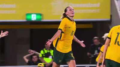 COMMENTATOR 1: The cut back
for van Egmond! - Matildas: The World at Our Feet