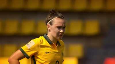 COMMENTATOR 1: The Matildas
have to throw caution to the wind now. - Matildas: The World at Our Feet