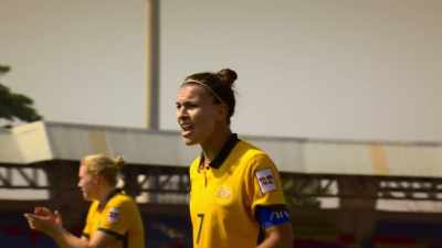 COMMENTATOR 1:
With three and a half minutes left, - Matildas: The World at Our Feet