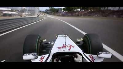 [commentator 2] Button's doing exactly
what he needs to do. Fifth place. - Brawn: The Impossible Formula 1 Story