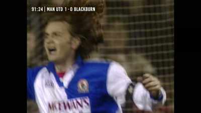 [commentator 2]
He's given a push
against Alan Shearer, Martin. - Fever Pitch: The Rise of the Premier League