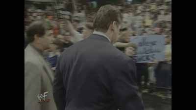 [commentator 2] I wonder
if somebody's gonna knock the bejeesus - Mr. McMahon