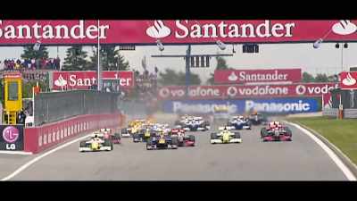 [commentator 2]
Mark Webber was very aggressive - Brawn: The Impossible Formula 1 Story