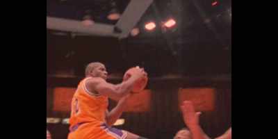 [commentator 3] Back to Magic
off the dribble by Rodman. Short. - They Call Me Magic