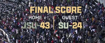 [commentator] And Jackson State, back to
back SWAC champions! - Coach Prime