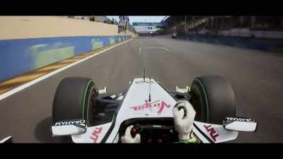 [commentator]
And now here comes Jenson Button, - Brawn: The Impossible Formula 1 Story