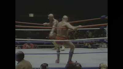 [commentator] And the noise is deafening! - Mr. McMahon