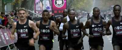COMMENTATOR: And we're
keeping an eye out here - Kipchoge: The Last Milestone
