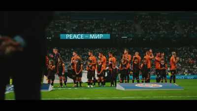 COMMENTATOR: Anything from
these two matches - Football Must Go On