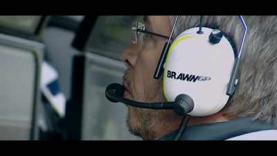 [commentator] Button finishes his lap - Brawn: The Impossible Formula 1 Story