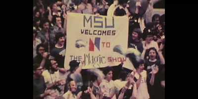 [commentator] Earvin ''Magic'' Johnson
directing the Spartan Ballet Company - They Call Me Magic