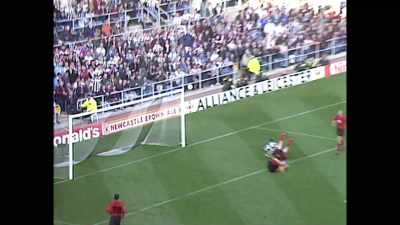 [commentator] Gillespie again.
Looking for Ferdinand. - Fever Pitch: The Rise of the Premier League