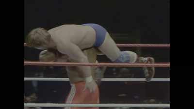 [commentator] Going nose-to-nose. - Mr. McMahon