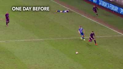 [commentator] It was a mistake from
Karl Walker on that far right-hand side. - All or Nothing: Manchester City