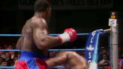 - [Commentator] Its all over. - Bruno v Tyson