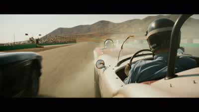 COMMENTATOR: Ken Miles has fallen behind. - Ford v Ferrari
