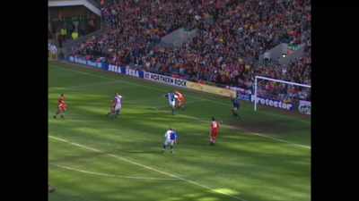 [commentator] Kenna.
It was a good ball
from Jeff Kenna. - Fever Pitch: The Rise of the Premier League