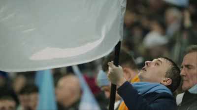 [commentator] Manchester City
are here to extend their 13-point lead - All or Nothing: Manchester City
