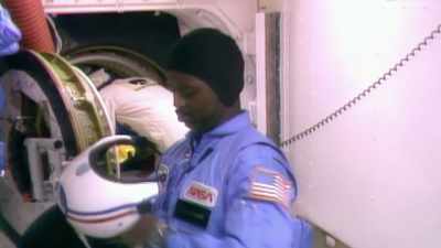 Commentator: Mission
specialist ron mcnair - Black in Space: Breaking the Color Barrier