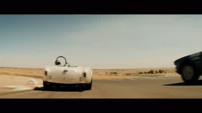 COMMENTATOR: Nice move from Ken Miles. - Ford v Ferrari
