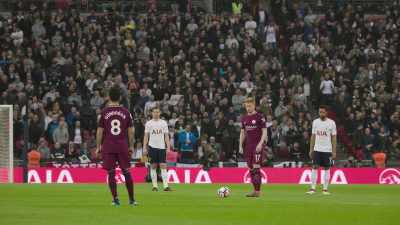 [commentator] Obviously scrutiny
on Manchester City tonight - All or Nothing: Manchester City