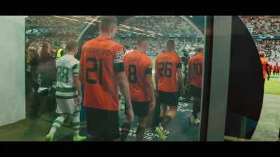 COMMENTATOR: Shakhtar Donetsk
trying to build - Football Must Go On