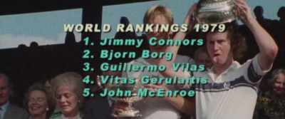 COMMENTATOR:
Six singles and 14 doubles titles - McEnroe