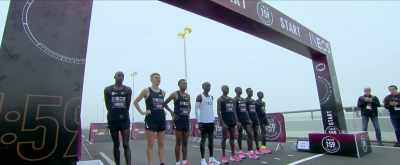COMMENTATOR: So we are into the
final few minutes before countdown. - Kipchoge: The Last Milestone