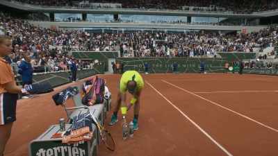 [commentator]
That roar when Rafa entered the arena... - Break Point