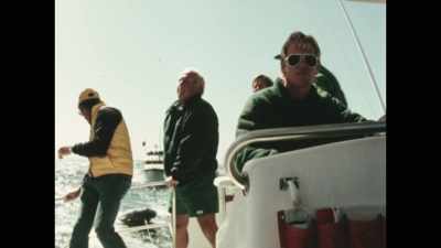 [COMMENTATOR] The two yachts
are now approaching the first marker, - Untold: The Race of the Century