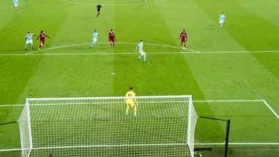 [commentator] There's another mistake
picked up by Salah, - All or Nothing: Manchester City