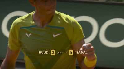 [commentator] Third game in a row
for the Spaniard. He can do no wrong. - Break Point