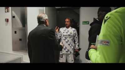 COMMENTATOR: Welcome to
the Estadio Santiago Bernabeu - Football Must Go On