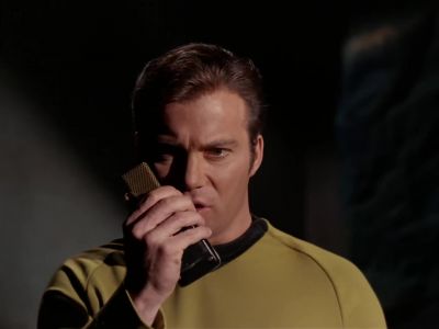 [Communicator Beeping] - Star Trek