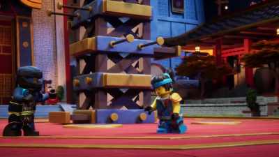 [competitors grunting] - LEGO Ninjago: Dragons Rising