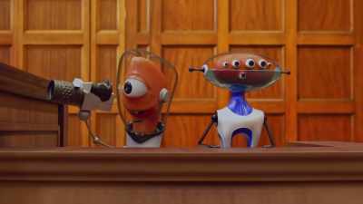[compliant burbling] - Alien TV