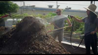 Compost is all about community, - Kiss the Ground