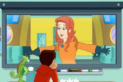 [computer beeps] - The Magic School Bus Rides Again