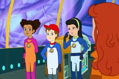 [computer beeps] - The Magic School Bus Rides Again